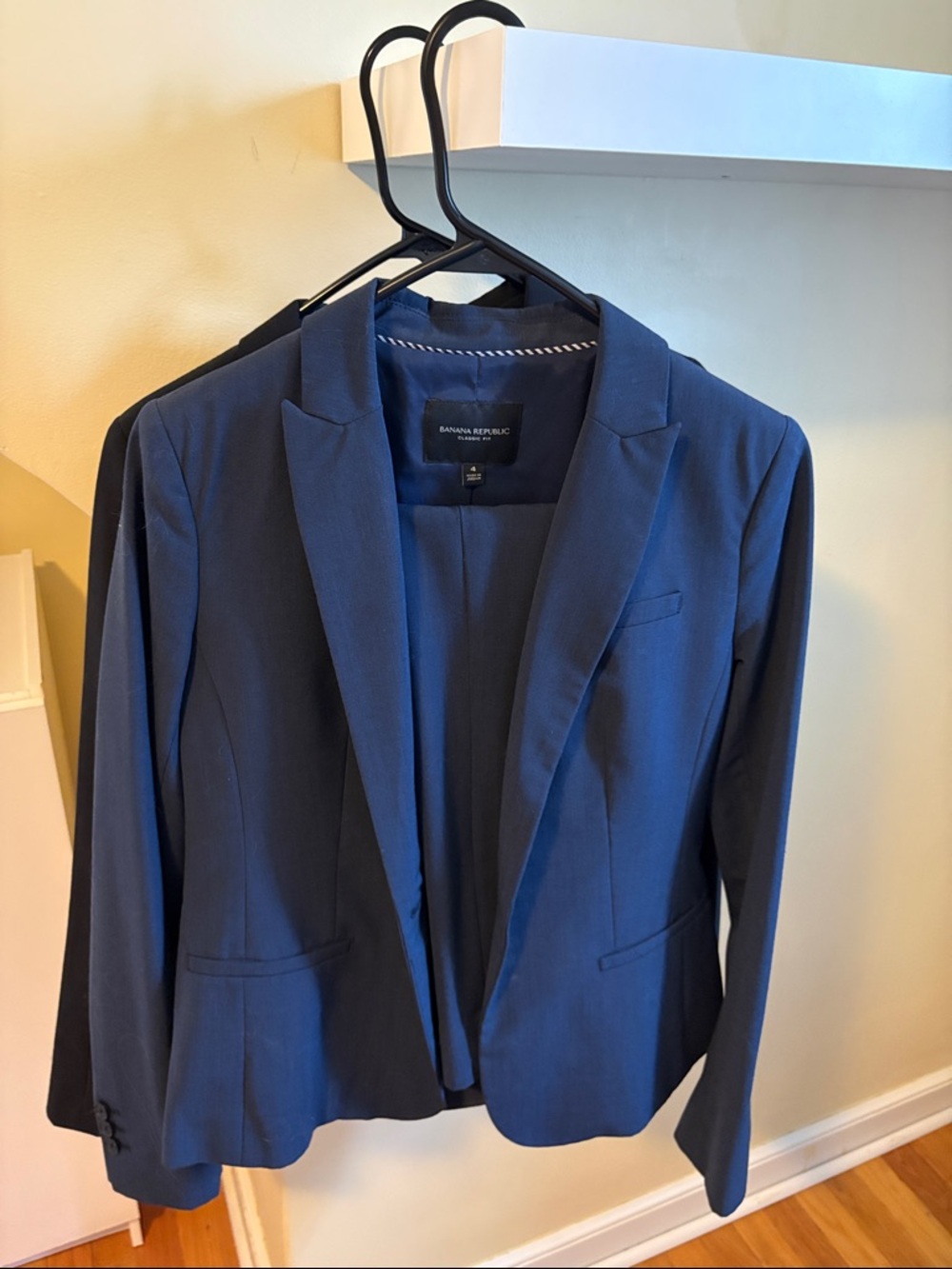 Banana Republic Two Suit Sets (Navy and Black)